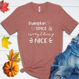 Pumpkin Spice And Everything Nice Fall Halloween T Shirt