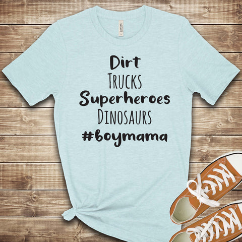 Hashtag Boy Mama T Shirt