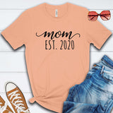 Mom Established 2020 T Shirt