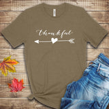 Thankful Fall Thanksgiving T Shirt