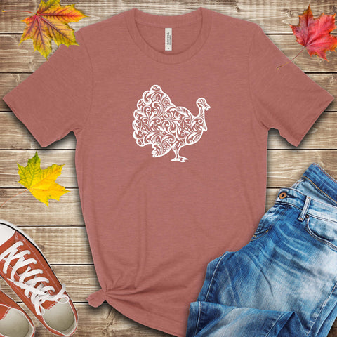 Thanksgiving Paisley Turkey T Shirt