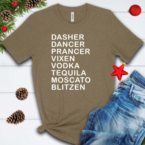 Reindeers and Booze T Shirt