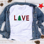 Love Plaid T Shirt