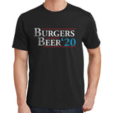 Burgers & Beer For President 2020 T Shirt